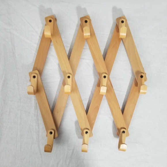 Other - Acordian lightwood wall hanger/organizer